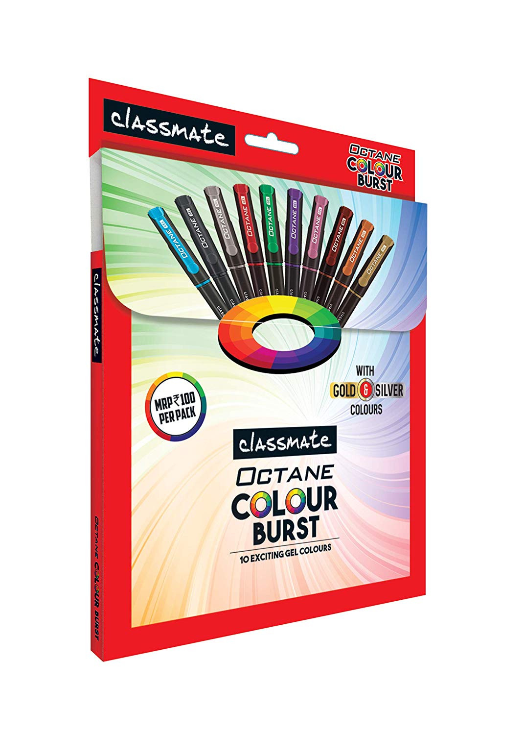 Classmate ITC Octane Colourburst Pen Set - Pack of 10